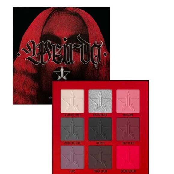 NIB Jeffree Star Mini Weirdo Eyeshadow Pallet & Supreme Gloss - No Apologies - Picture 8 of 15